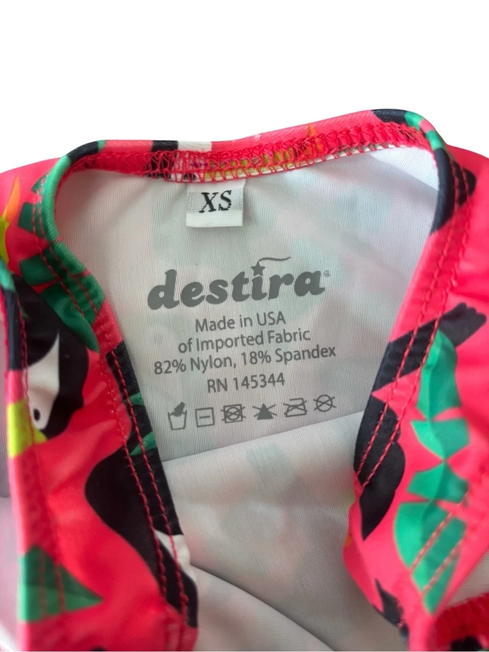 Destira Toucan Do It Leotard for Girls Gymnastics CXS